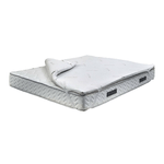 Dmora Topper matrimoniale Dmarino, Set Sovra materasso con cuscino, Topper Memory Foam