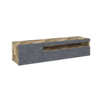 Dmora Mobile porta TV Dbele, Credenza bassa da soggiorno, Base porta TV, 100% Made in Italy