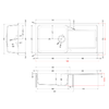 Elleci-Lavello-Incasso-1-vasca-100x50-Life-480-Granitek-Bianco-Antico-LG248062