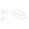 Elleci-Lavello-Incasso-1-vasca-86x50-Life-400-Granitek-Bianco-Antico-LG240062