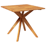 vidaXL Set Mobili da Pranzo per Giardino 5 pz Legno Massello di Acacia