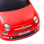 vidaXL Auto Elettrica per Bambini Fiat 500 Rossa