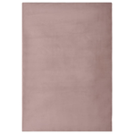 vidaXL Tappeto in Pelliccia di Coniglio Finto 180x270 cm Rosa Anticato