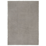 vidaXL Tappeto Rettangolare Grigio 200x300 cm in Cotone