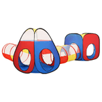 vidaXL Tenda da Gioco per Bambini 250 Palline Multicolore 190x264x90cm