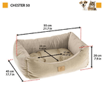 Ferplast Cuccia per Cani e Gatti Chester 50 Beige