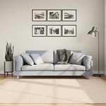 vidaXL Tappeto a Pelo Corto HUARTE Morbido e Lavabile Beige 200x200 cm