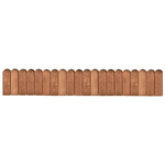 vidaXL Rotolo di Bordura Marrone 120cm in Legno di Pino impregnato