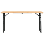 vidaXL Tavolo Pieghevole Birreria 170x50x75/105cm Legno Massello Abete