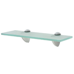 vidaXL Mensole Galleggianti 2 pz in Vetro 30x20 cm 8 mm