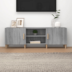 vidaXL Mobile Porta TV Grigio Sonoma 150x30x50 cm in Legno ingegnerizzato