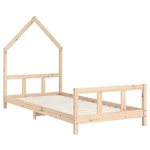 vidaXL Giroletto per Bambini 90x190 cm in Legno Massello di Pino