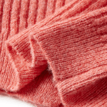 Cardigan da Bambina Lavorato a Maglia Rosa Medio 104