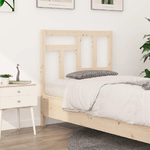 Testiera per Letto 95,5x4x100 cm in Legno Massello di Pino