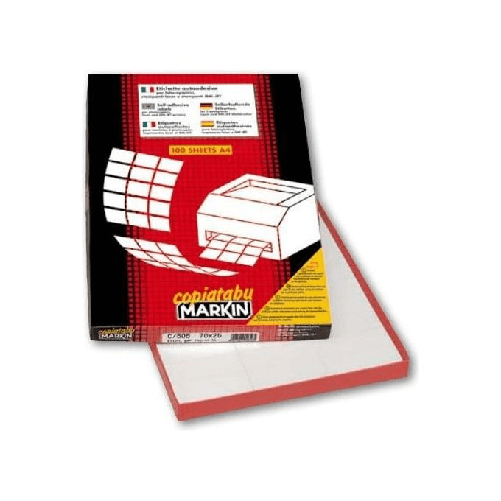 Markin-C572-etichetta-autoadesiva-Rettangolo-Permanente-Bianco-3400-pz