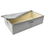 vidaXL Scatole Portaoggetti 2pz in Tessuto 70x40x18 cm Grigio