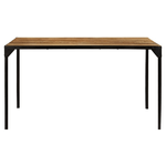 vidaXL Tavolo da Pranzo 140x140x76 cm in Legno Massello di Mango