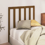 vidaXL Testiera per Letto Miele 81x4x100 cm in Legno Massello di Pino