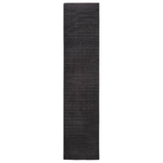 Tappeto in Sisal Naturale 80x350 cm Nero