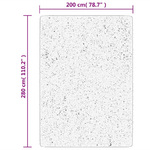 vidaXL Tappeto a Pelo Lucido Lungo ISTAN Effetto Beige 200x280 cm