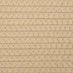 Cestini Portaoggetti 2pz Beige e Bianco Ø28x28 cm in Cotone