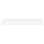 Serra con Telaio in Acciaio Bianco 96 m² 16x6x2,85 m