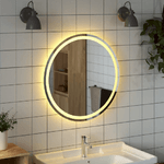 vidaXL Specchio da Bagno LED 70 cm Rotondo