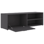 vidaXL Mobile Porta TV Grigio 120x34x37 cm in Legno ingegnerizzato