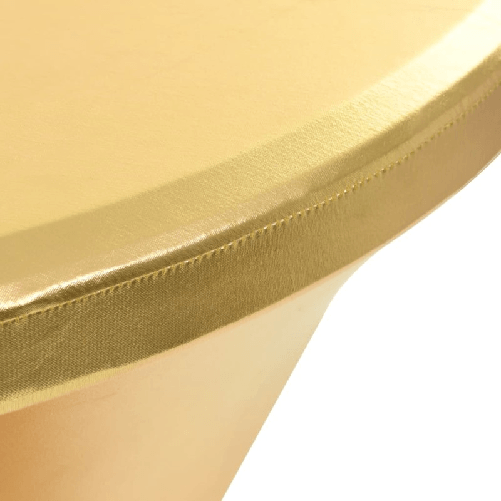 vidaXL Copertura Elastica per Tavolo 2 pz 60 cm Oro
