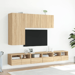 Mobile TV a Parete Rovere Sonoma 60x30x30 cm Legno ingegnerizzato