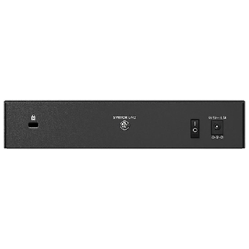 D-Link-DGS-1008P-switch-di-rete-Non-gestito-Gigabit-Ethernet--10-100-1000--Supporto-Power-over-Ethernet--PoE--Nero