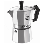 Bialetti Caffettiera Junior 3 Tazze Alluminio