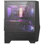 MSI MAG FORGE 100R computer case Midi Tower Nero, Trasparente