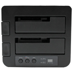 StarTech.com-Docking-Station-per-Hard-Disk-a-2-Slot---Duplicatore-Standalone-USB-3.0--5-Gbps--eSATA-per-SSD-HDD-SATA-III-2.5-3.5-Clonatore-di-Hard-Drive-con-Carica-dall-Alto