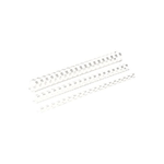 Fellowes 53478 accessori per la rilegatura (Fellowes 53478 22mm White Plastic Comb)