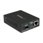 StarTech.com Convertitore multimediale Gigabit Ethernet a Fibra con slot SFP aperto 10/100/1000