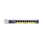 NETGEAR GS108PP Non gestito Gigabit Ethernet (10/100/1000) Supporto Power over Ethernet (PoE) Nero