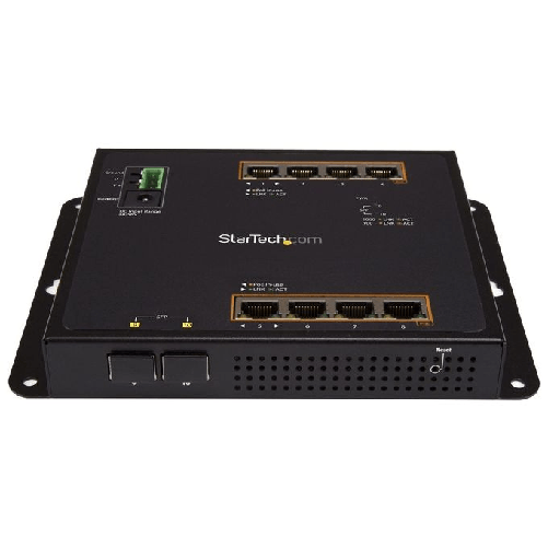 StarTech.com-Switch-Ethernet-Gigabit-a-8-porte-PoE--con-2-connessioni-SFP---Gestito---Montabile-a-Parete-con-accesso-frontale