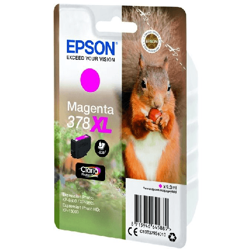 Epson-Squirrel-Singlepack-Magenta-378XL-Claria-Photo-HD-Ink