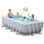 Intex 26788 piscina fuori terra Piscina con bordi Piscina rettangolare 6836 L Grigio