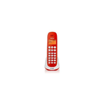 Brondi Adara Telefono DECT Identificatore di chiamata Rosso, Bianco