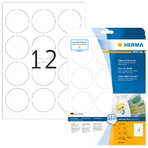 HERMA-5067-etichetta-per-stampante-Bianco-Etichetta-per-stampante-autoadesiva