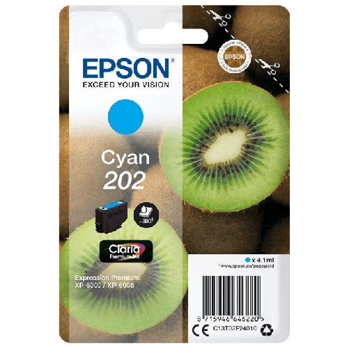 Epson-Kiwi-Singlepack-Cyan-202-Claria-Premium-Ink