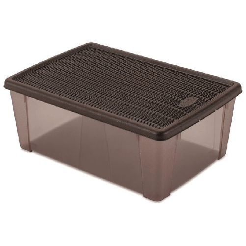 Stefanplast-Scatola-Elegance-Box-Multiuso-L-10LT-Moka