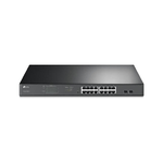 TP-Link TL-SG1218MPE Gestito L2 Gigabit Ethernet (10/100/1000) Supporto Power over Ethernet (PoE) 1U Nero