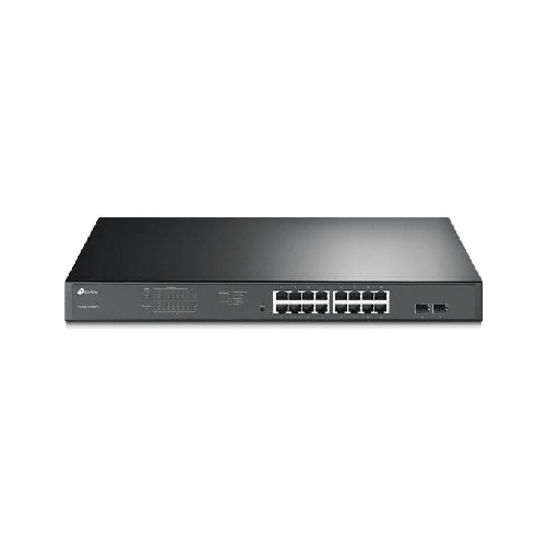 TP-Link-TL-SG1218MPE-Gestito-L2-Gigabit-Ethernet--10-100-1000--Supporto-Power-over-Ethernet--PoE--1U-Nero