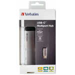 Verbatim-49140-replicatore-di-porte-e-docking-station-per-laptop-USB-3.2-Gen-1--3.1-Gen-1--Type-C