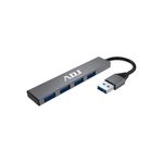 Hub Usb 3.2 4Porte Tetra Gy Compatibile Usb1.1/2.0 Notebook Adj