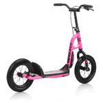 Dino Bikes Monopattino bambina 12 con freno URBAN CROSS - OVER Rosa Fluo