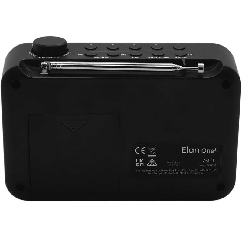 Pure-Elan-One-2-Portatile-Digitale-Nero